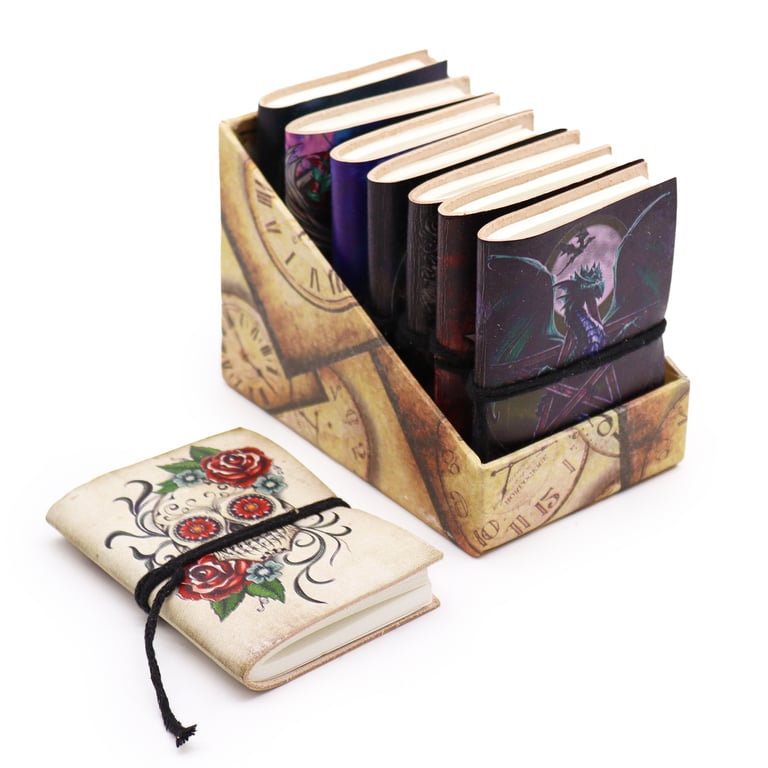 Assorted Gothic Notebooks - 7x10cm Dark Journal Collection