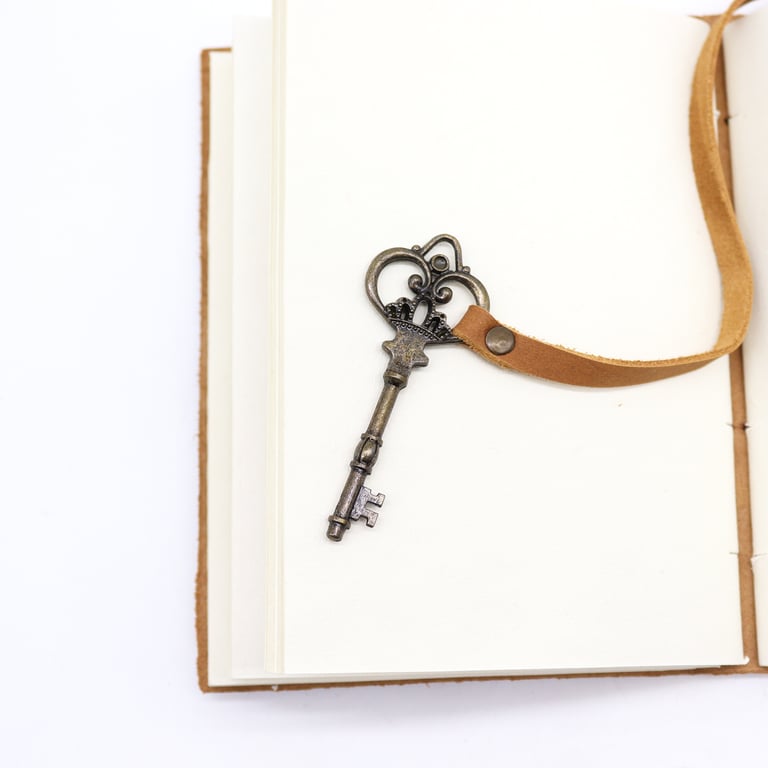 Leather Journal (200 Pages, 13x18cm) - Premium Oiled Tan Leather