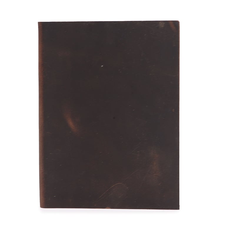 100-Page Daily Notebook (Black Tan) - 20x15cm