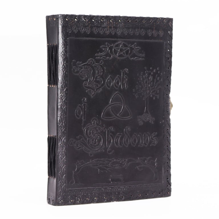 Large Decle-Edged Black Book (200 Pages, 25x18x3cm) - Magickal Grimoire