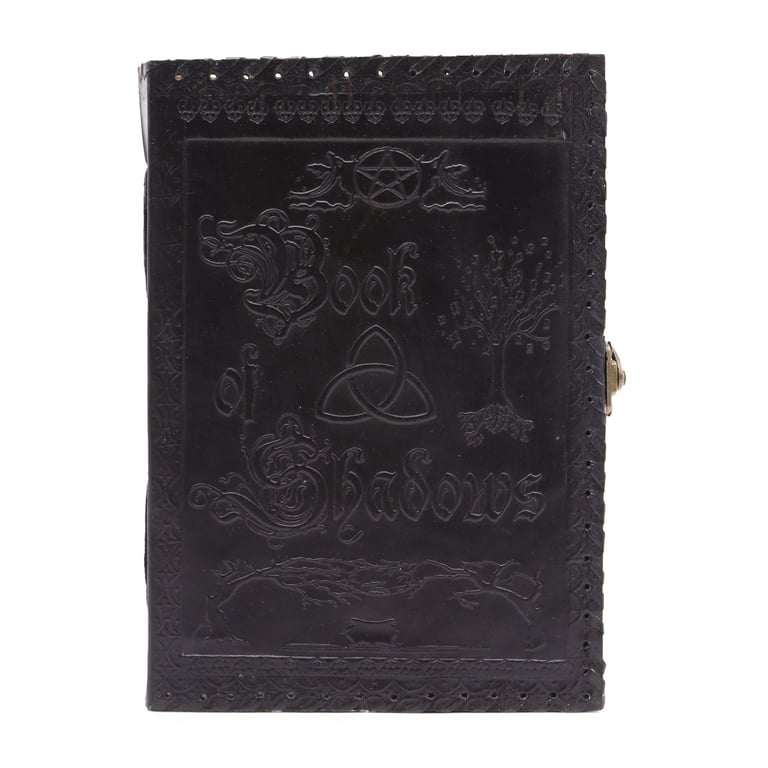 Large Decle-Edged Black Book (200 Pages, 25x18x3cm) - Magickal Grimoire