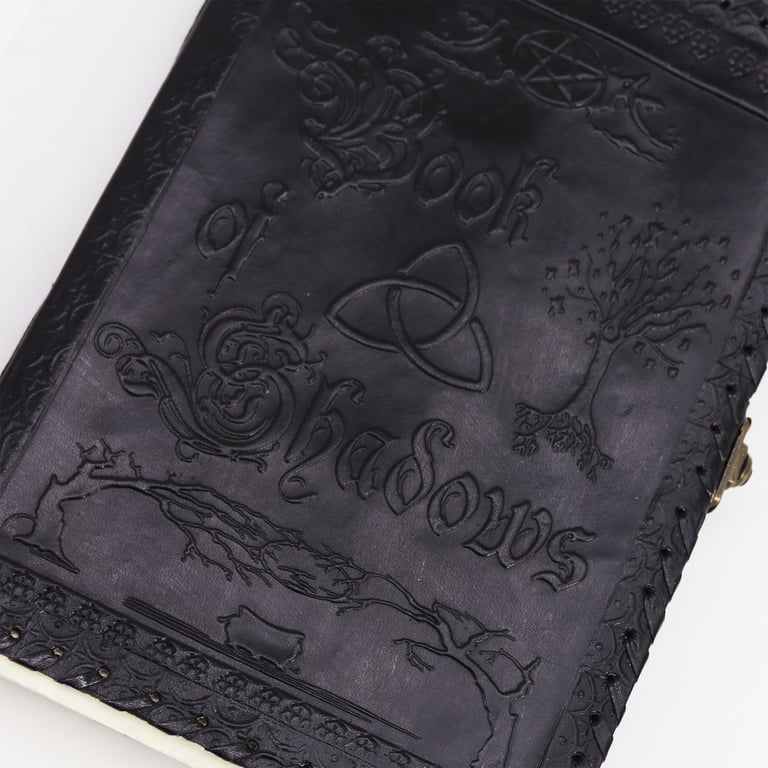 Large Decle-Edged Black Book (200 Pages, 25x18x3cm) - Magickal Grimoire