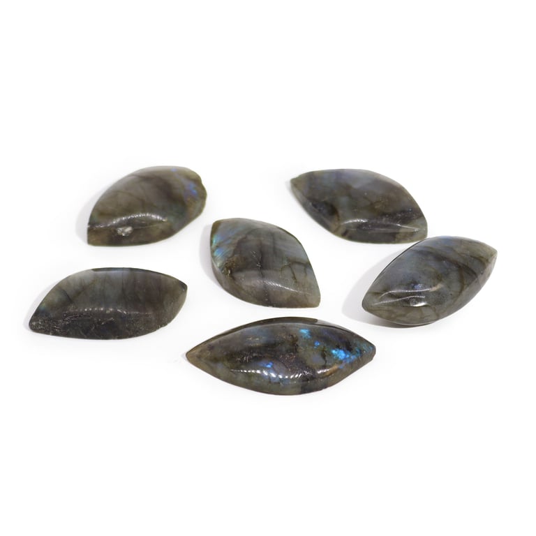 Madagascar Labradorite Leaf Stone - Natural Crystal Healing Decor for Home & Garden