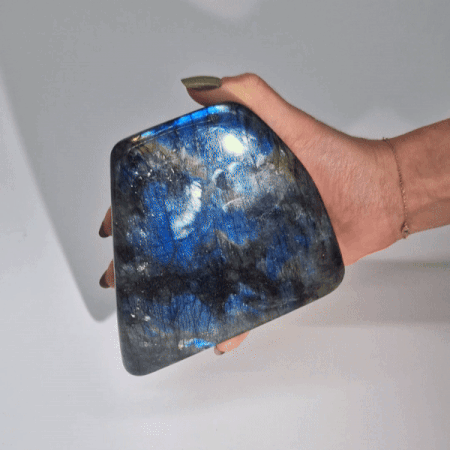 Large Madagascar Labradorite Statement Stone (900-1100gms, 140-170mm)