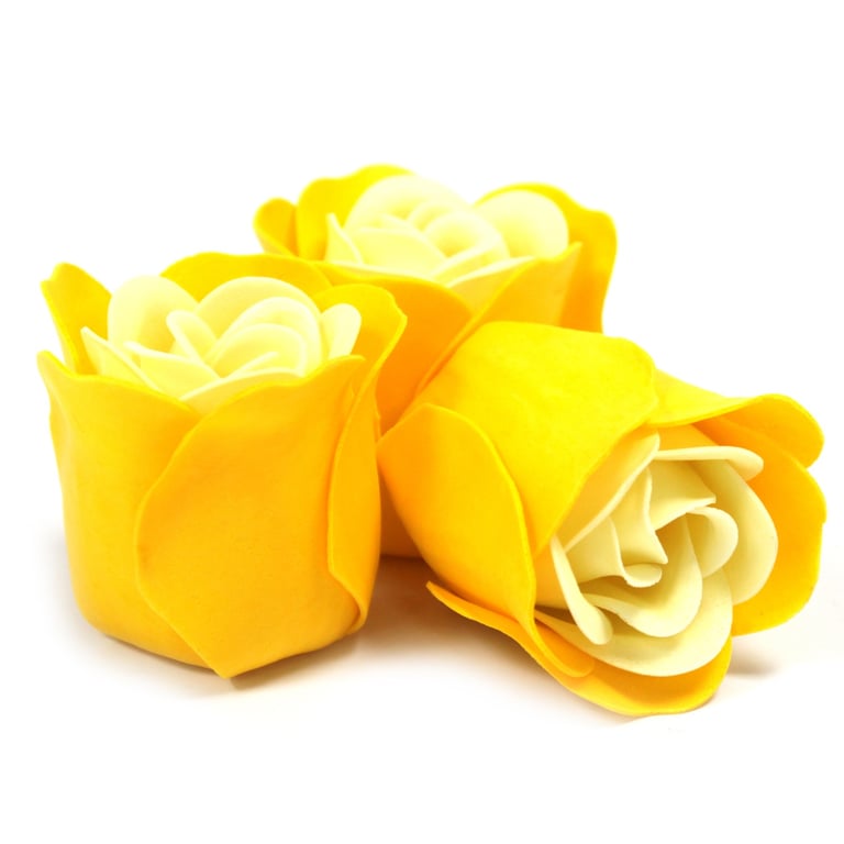 Spring Roses Soap Flower Heart Box - Home Decor Set and Beauty Gift