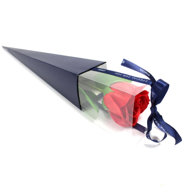 Fresh Cut Single Stem Romantic Red Rose - Beautiful Gift