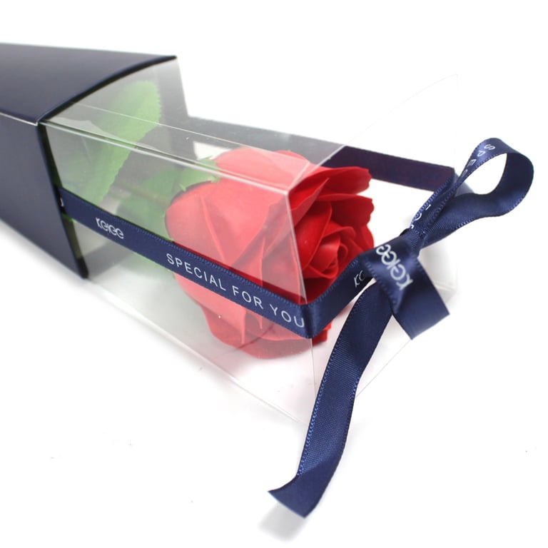 Fresh Cut Single Stem Romantic Red Rose - Beautiful Gift