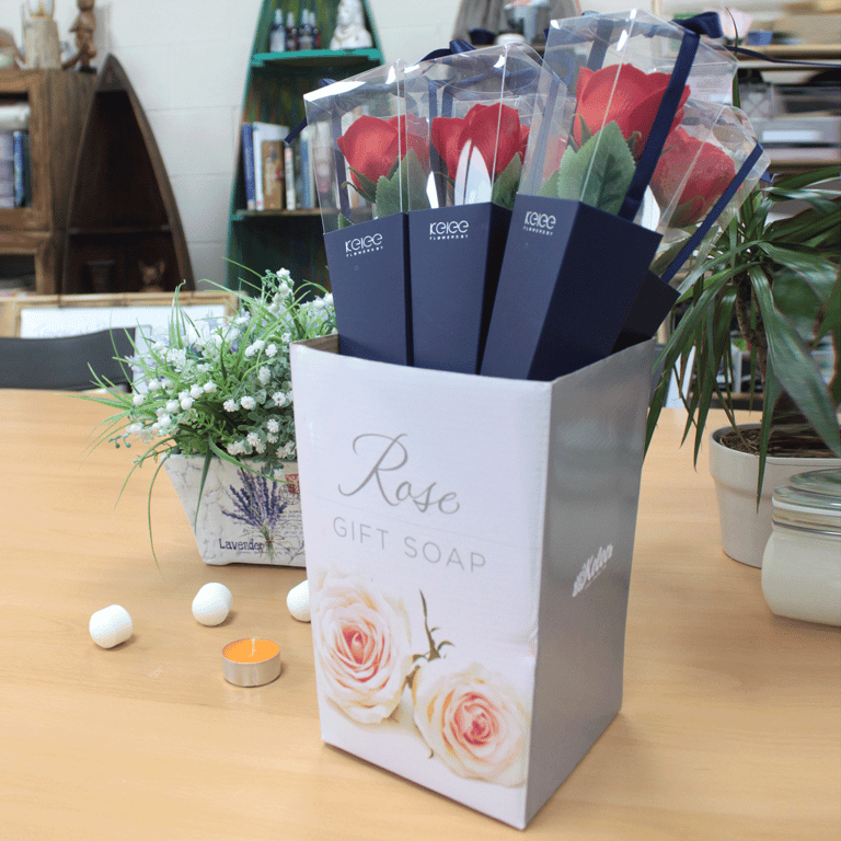 Single Rose Display Stand - Elegant Vase Alternative for Home Decor