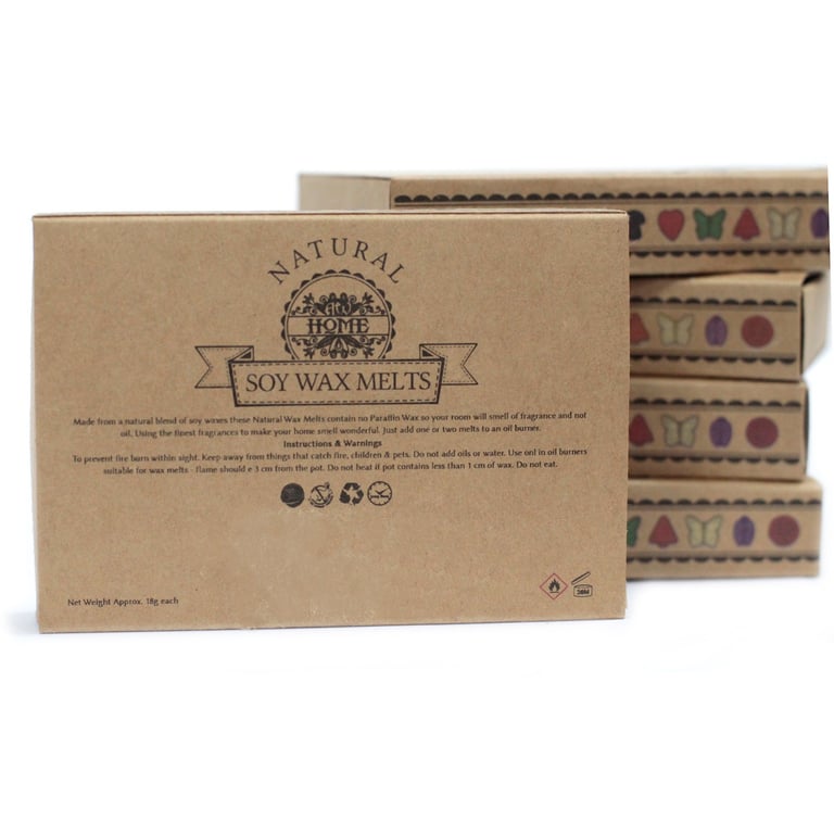 Coffee Trader Box of 6 Scented Wax Melts - Home Fragrance Alternative to Candles