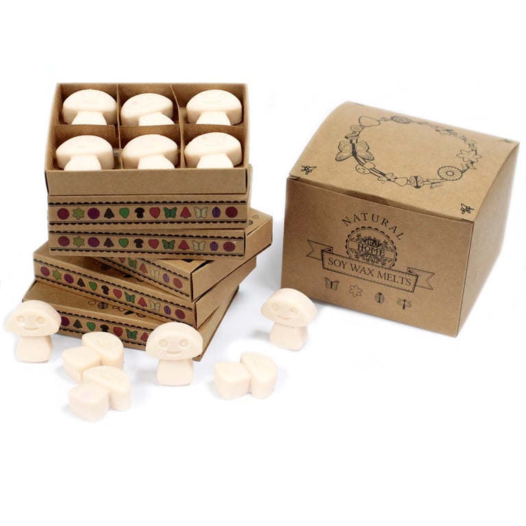Vanilla Nutmeg Wax Melts - 6 Piece Set for Home Fragrance and Holiday Scents