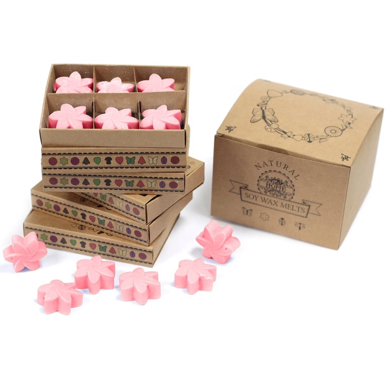 Classic Rose Wax Melts - Home Fragrance Scented Pillars for Room Freshening