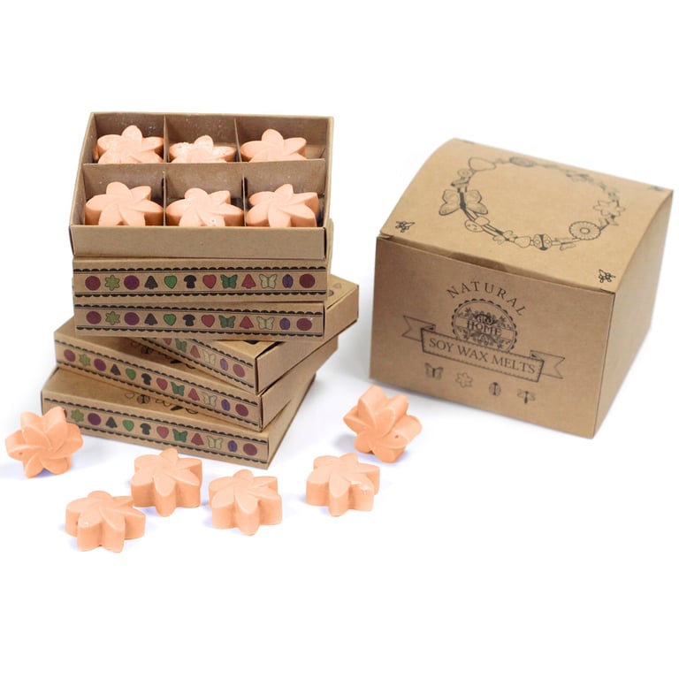 Tuberose Wax Melts - 6 Pack Home Fragrance Alternative to Scented Candles and Room Fresheners