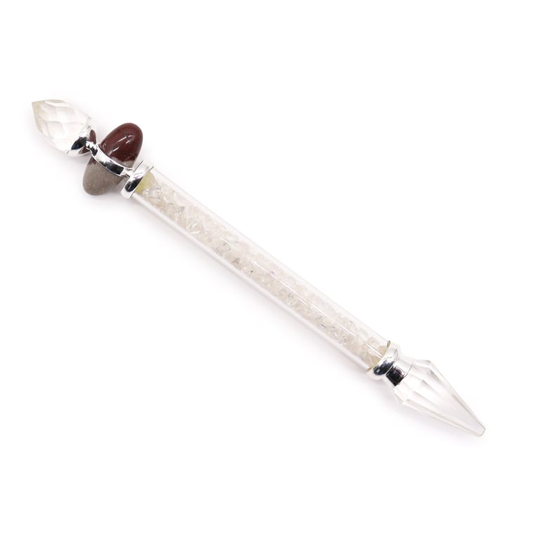 Quartz Shiva Lingam Wand (Wisdom) - Shiva Lingam Magic