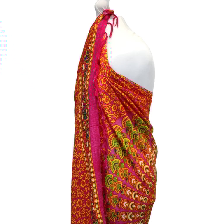 Ruby Lime Mandala Beach Sarongs - Tropical Boho Summer Essentials