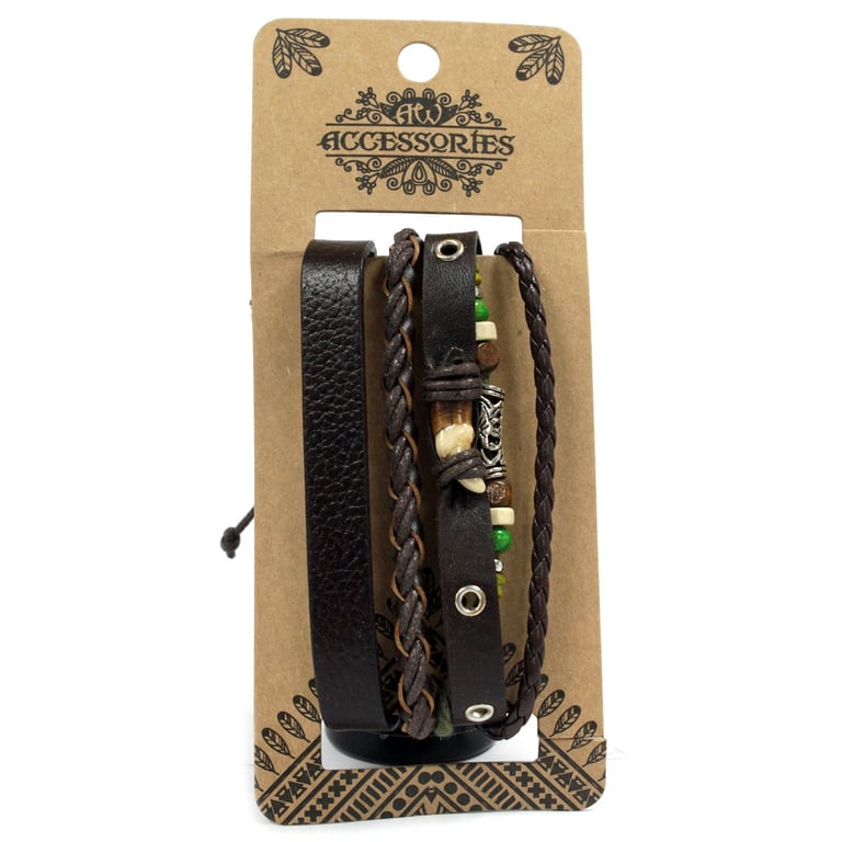 Mens Dark and Handsome Bracelet Sets - Stylish Wristwear Accessories