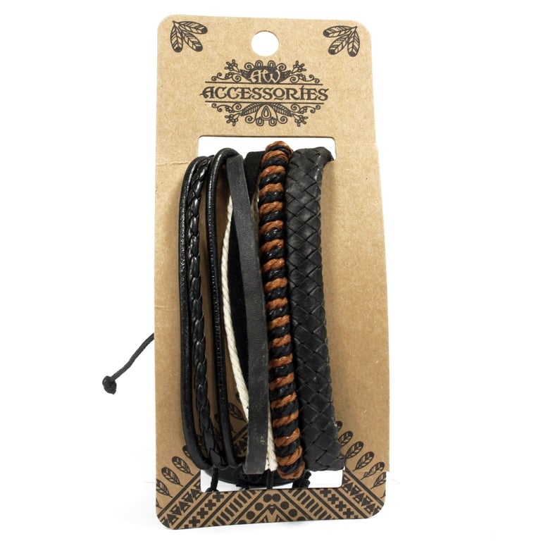 Mens Dark and Handsome Bracelet Sets - Stylish Wristwear Accessories