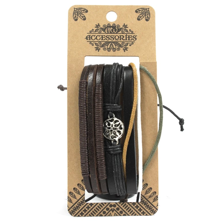 Mens Dark and Handsome Bracelet Sets - Stylish Wristwear Accessories