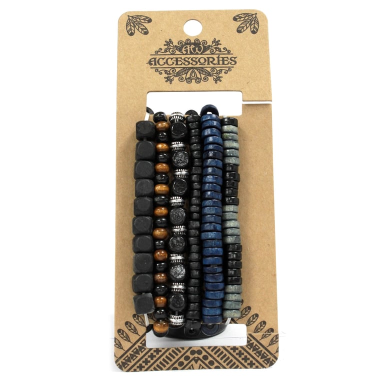 Men s Moody & Blue Assorted Trendy Bracelet Sets