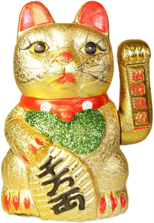 Classic Plush Money Cat Stuffed Animal Toy with Catnip