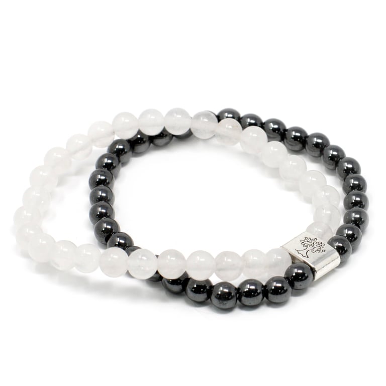 Magnetic Rock Quartz Gemstone Bracelet for Women - Healing Energy and Protection