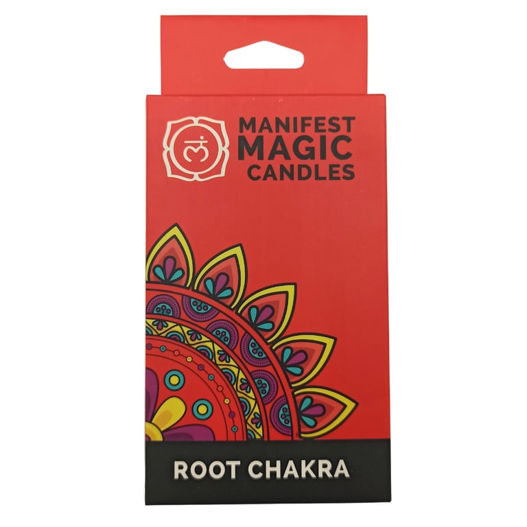 Root Chakra Manifestation Candles (Pack of 12) - Red Magic Balance & Energy
