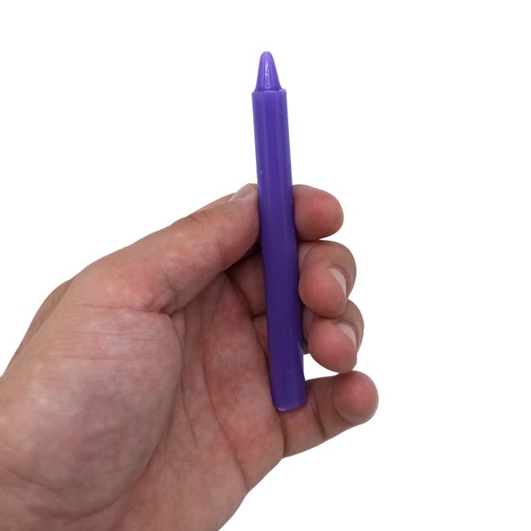 Violet Manifestation Candles - Crown Chakra Balancing Home Scents for Spiritual Growth