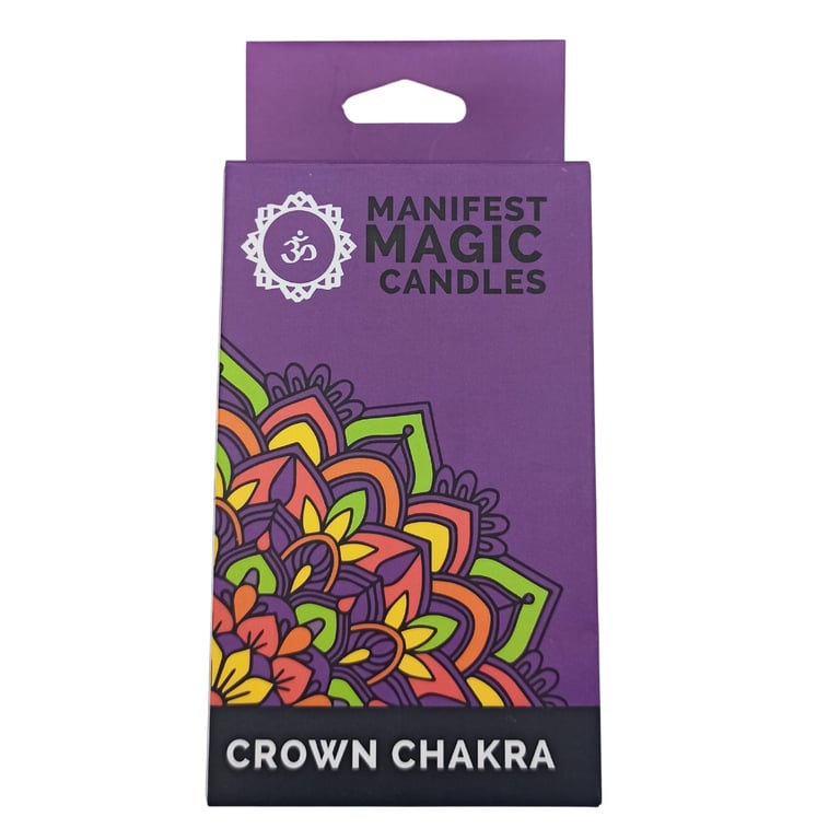 Violet Manifestation Candles - Crown Chakra Balancing Home Scents for Spiritual Growth