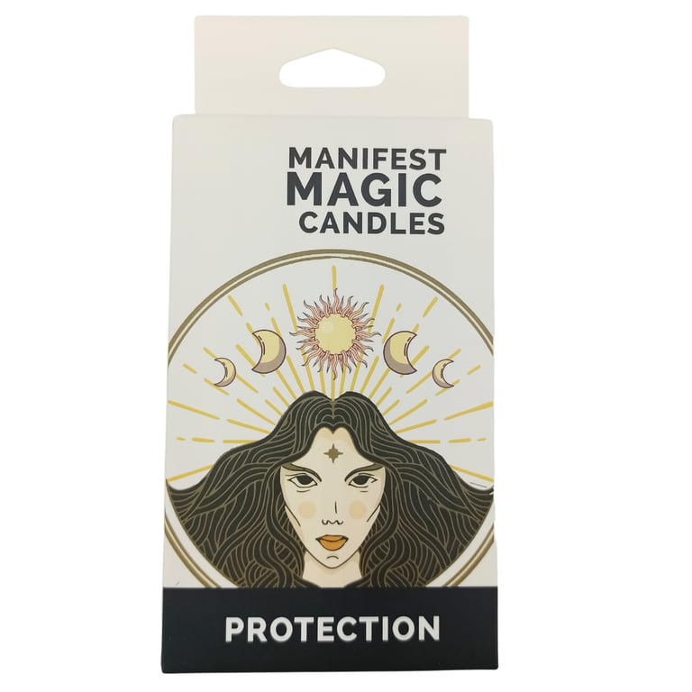 Manifest Magic Candles - 12 Pack of Ivory Scented Spiritual Home Decor Candles for Witchcraft Rituals