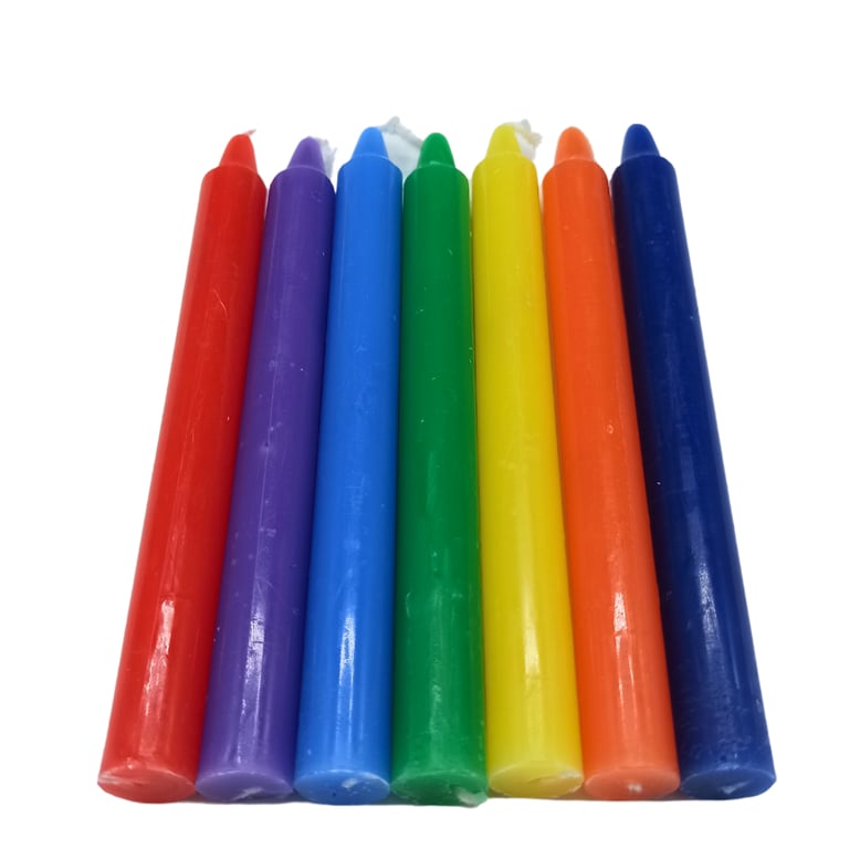 Seven Chakra Manifest Candles - Balance Energy & Mindfulness Home Decor
