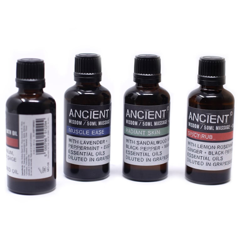 Warm & Uplifting 50ml Home Spa Massage Oil for Relaxation and Self-Care