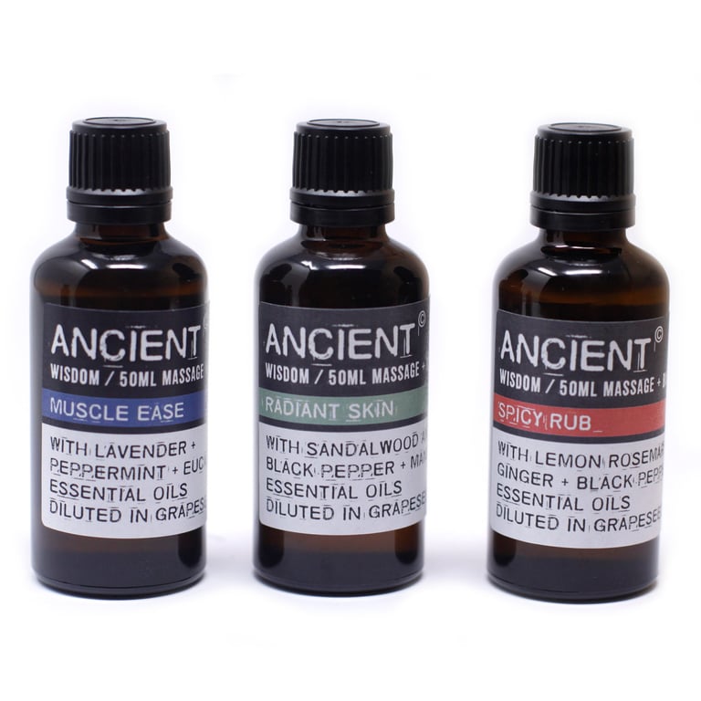 Warm & Uplifting 50ml Home Spa Massage Oil for Relaxation and Self-Care