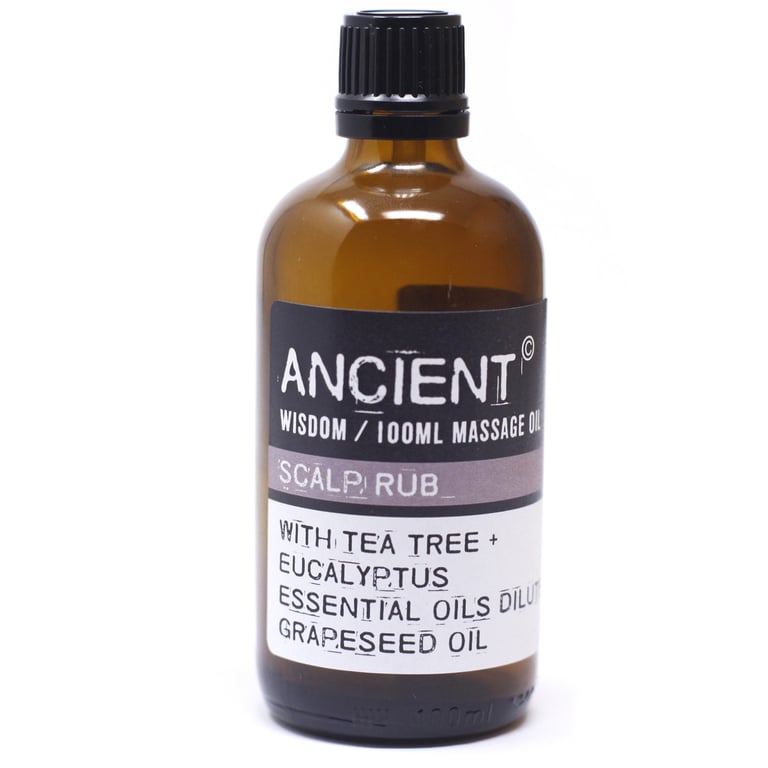 100ml Natural Scalp Massage Oil for Hair Growth and Anti-Dandruff Treatment