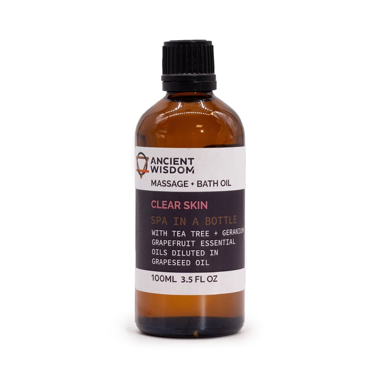 Clear Skin 100ml Natural Anti-Aging Facial Massage Oil Treatment for Glowing Skin