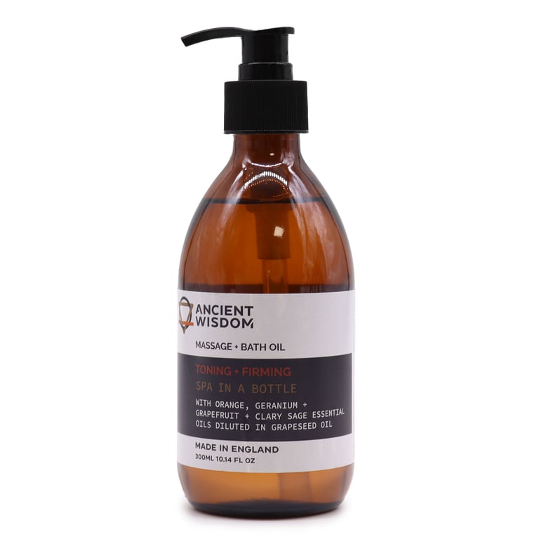 Aromatherapy Toning and Firming Massage and Bath Oil 300ml
