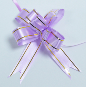 10-Pack Mini Lavender Pull Bows - Durable & Aromatic