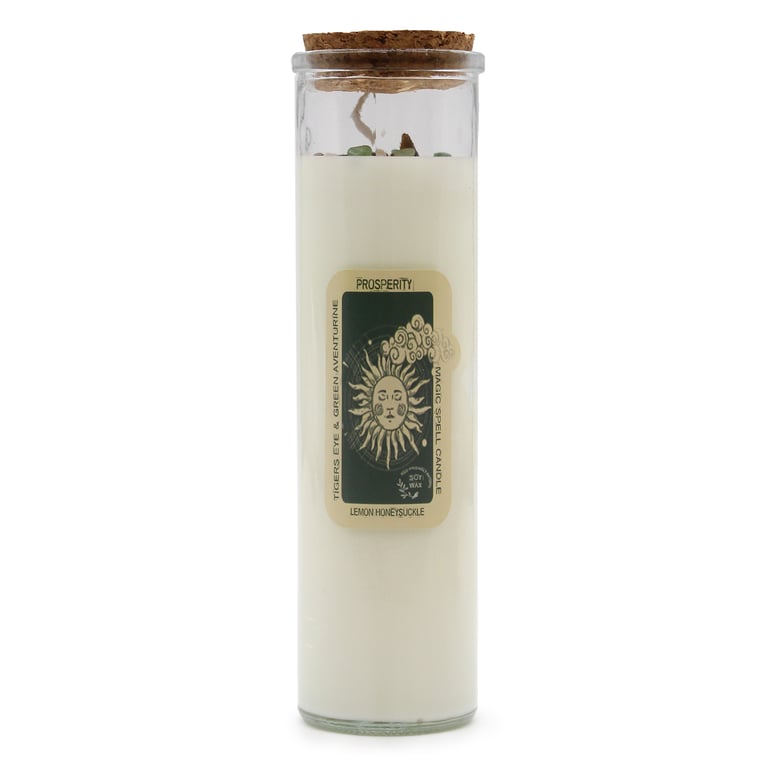 Prosperity Candle - Magic Spell Aromatherapy by Enchanted Essentials