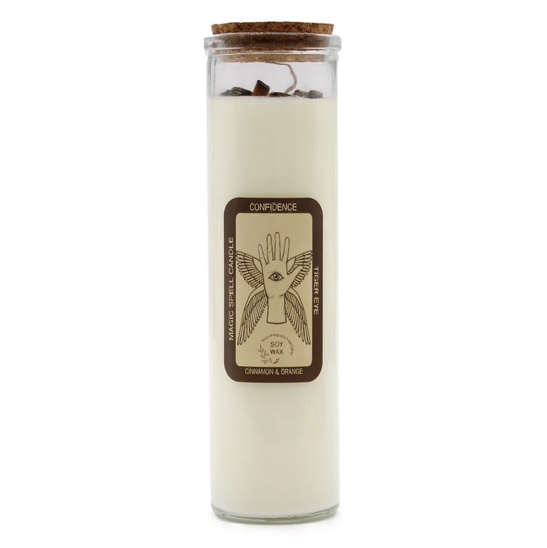 Confidence Boosting Magic Spell Candle - Aromatherapy by Enchanted Essentials