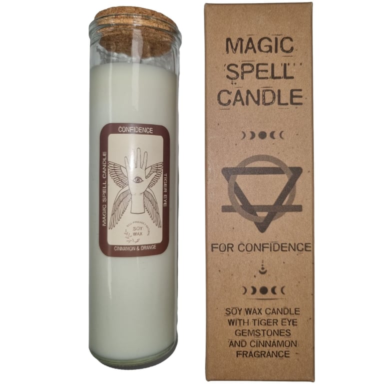 Confidence Boosting Magic Spell Candle - Aromatherapy by Enchanted Essentials