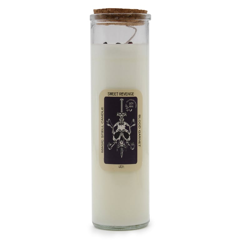 Handcrafted Aromatic Candle - Sweet Revenge Fragrance - Magic Spell Collection