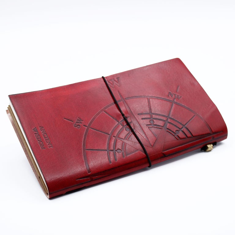 Leather Journal - Handcrafted, 80 Pages - Little Book of Big Plans