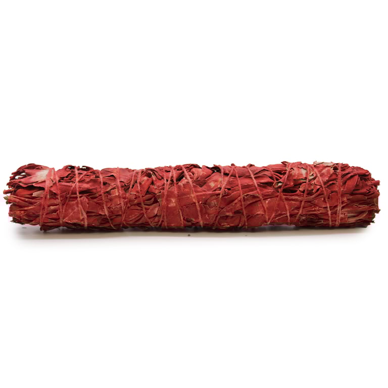 22.5 cm Dragons Blood Sage Smudge Stick - Natural Aroma, Spiritual Cleansing