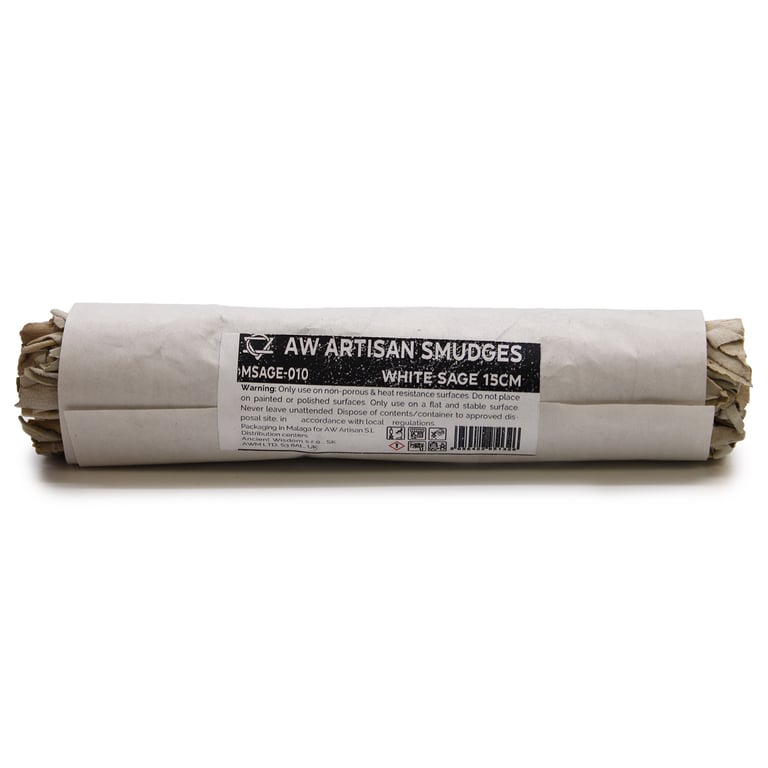White Sage Smudge Stick 15cm - Natural Purification Tool