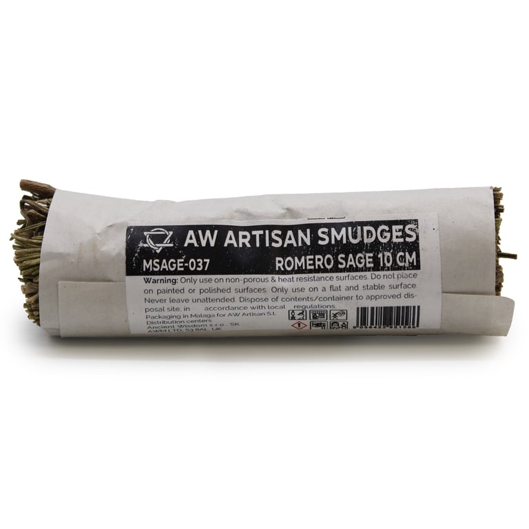 Romero Sage 10cm Natural Smudge Stick for Purification and Cleansing