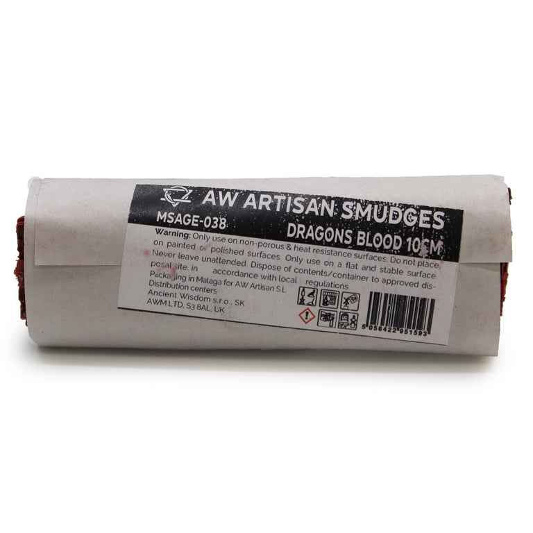Dragon Blood 10cm Smudge Stick - Natural Spiritual Cleansing Incense