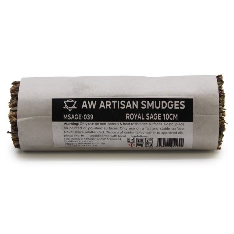 Royal Sage 10cm Natural Smudge Stick for Spiritual Cleansing and Purification