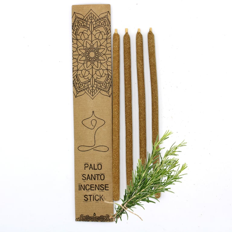 Palo Santo Large Incense Sticks - Natural Rosemary Aromatherapy for Meditation