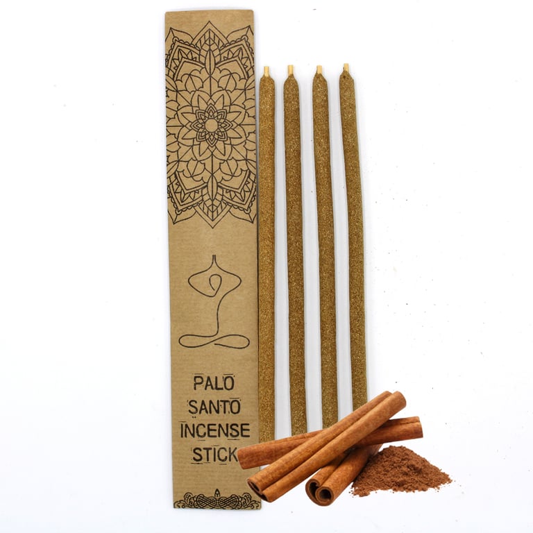 Palo Santo Large Cinnamon Scented Natural Incense Sticks for Spiritual Aromatherapy