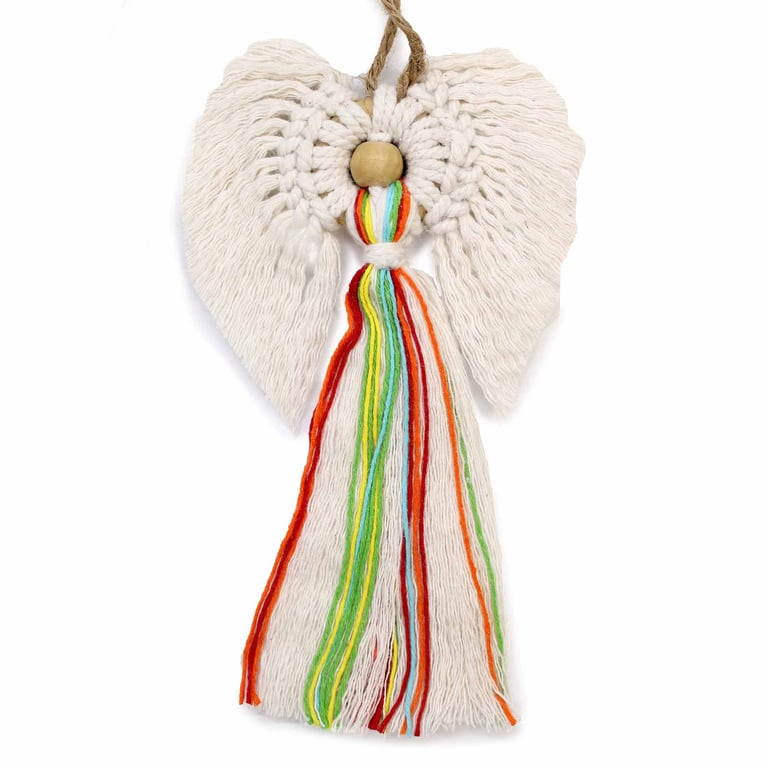 Macrame Angel - Hand-Knotted Harmony Wall Hanging Decor