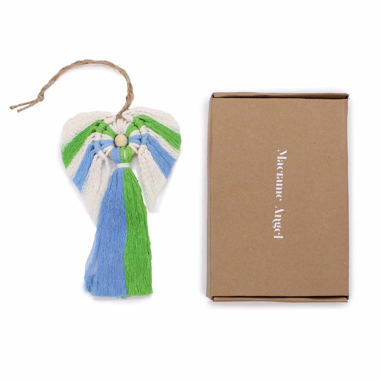 Macrame Angel - Hand-Knotted Harmony Wall Hanging Decor