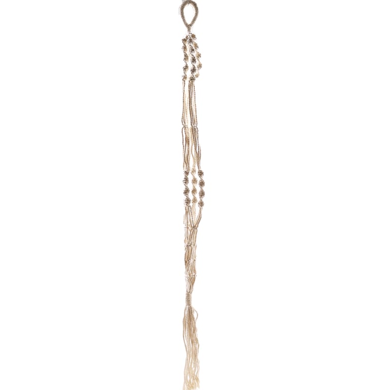 Large Macrame Pot Holder - Extra Long Durability - Brand Name Here